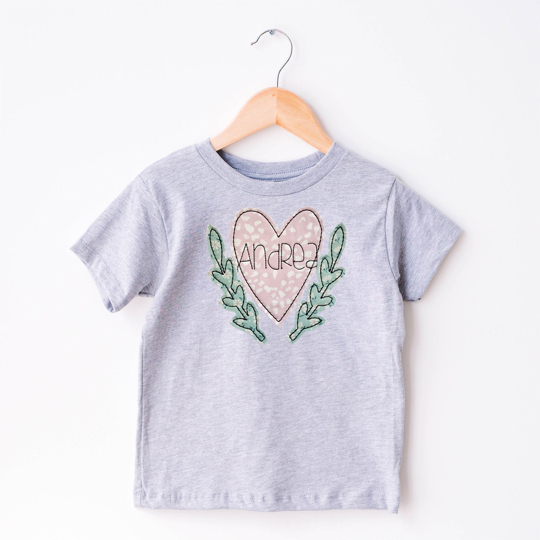 Custom Heart Name Tee