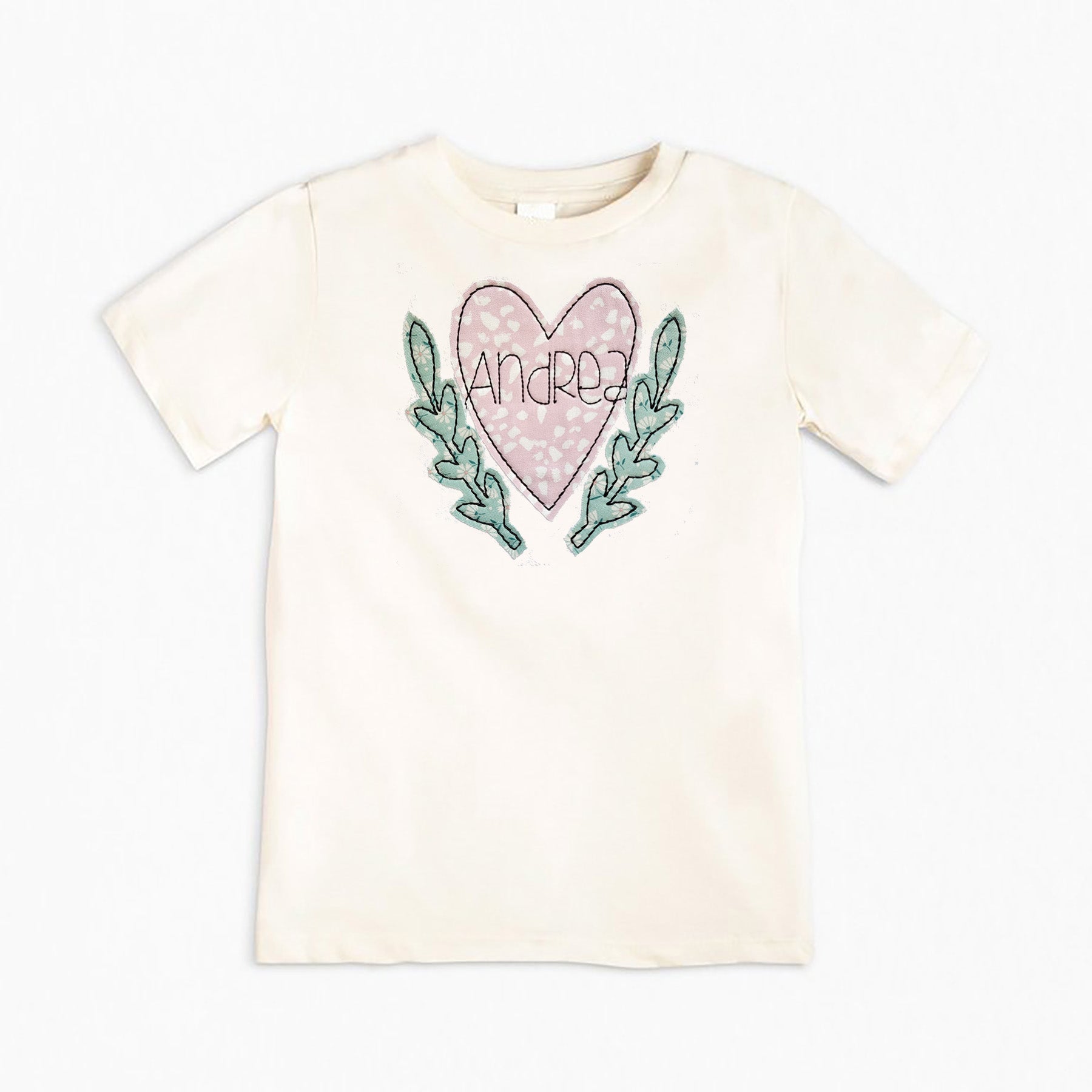 Custom Heart Name Tee