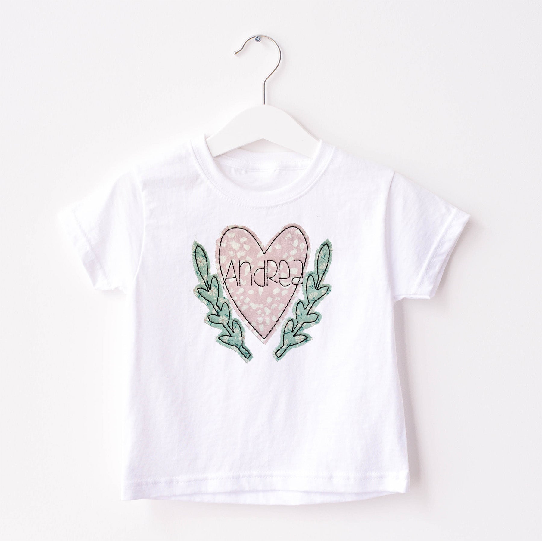 Custom Heart Name Tee