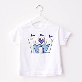 Princess Castle Kids Tshirt-Girls Castle