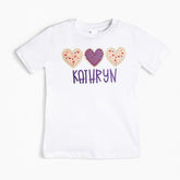 Custom Heart Cookie Kids Tee-Valentines Day