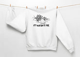 It Wasn't Me Cat Christmas Sweatshirt